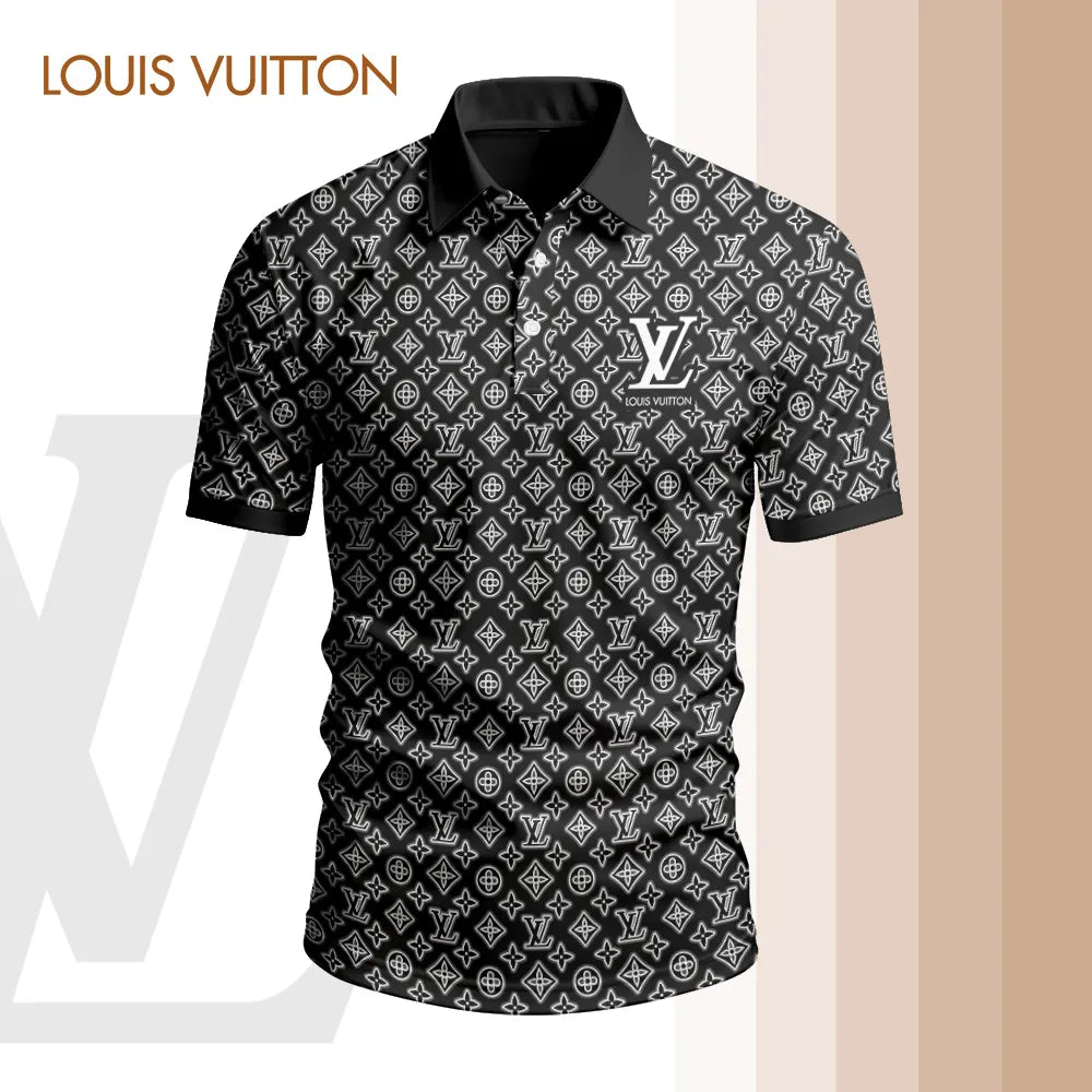 High Quality Printed Men's Polo-shirt-lx-pllv2025025