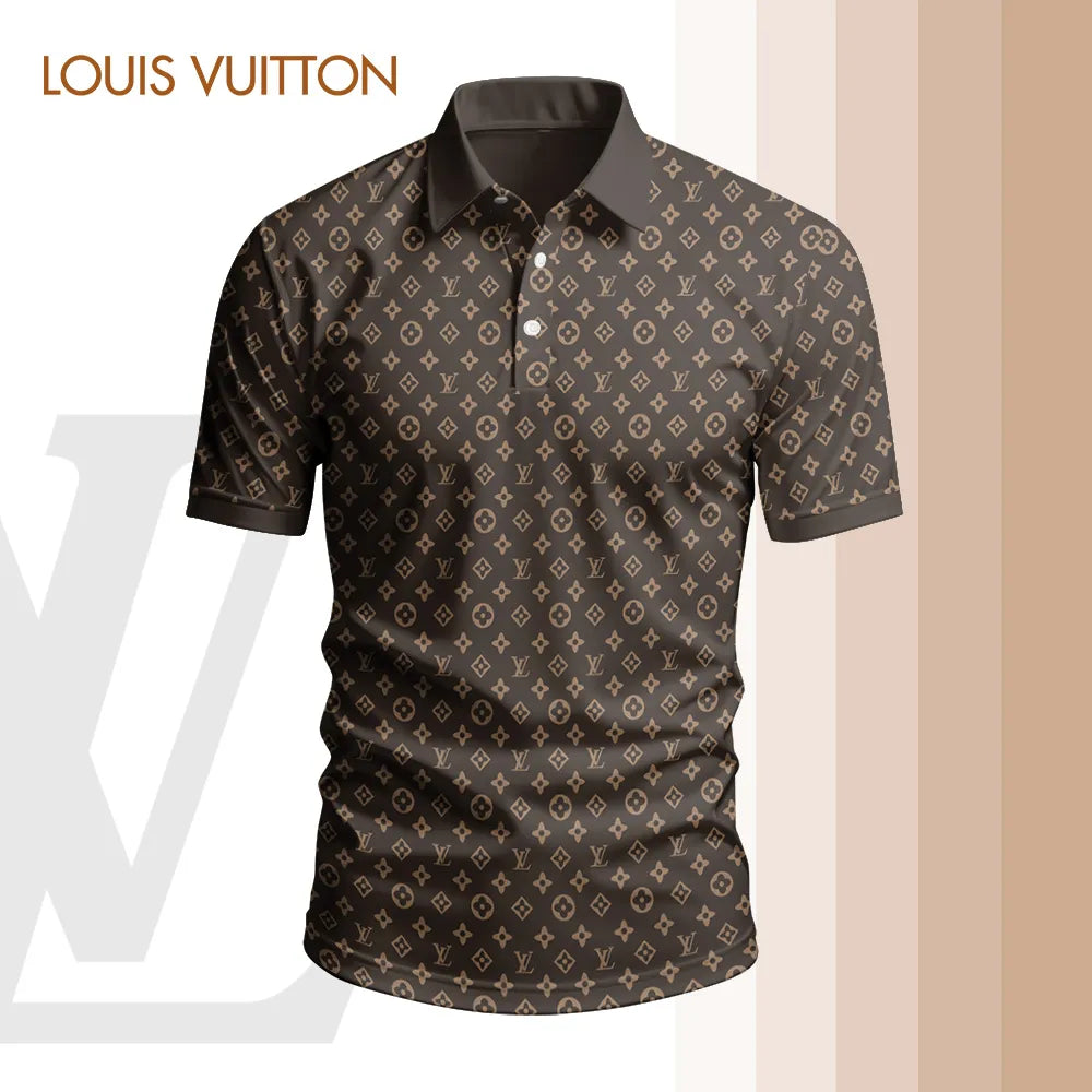 High Quality Printed Men's Polo-shirt-lx-pllv2025029