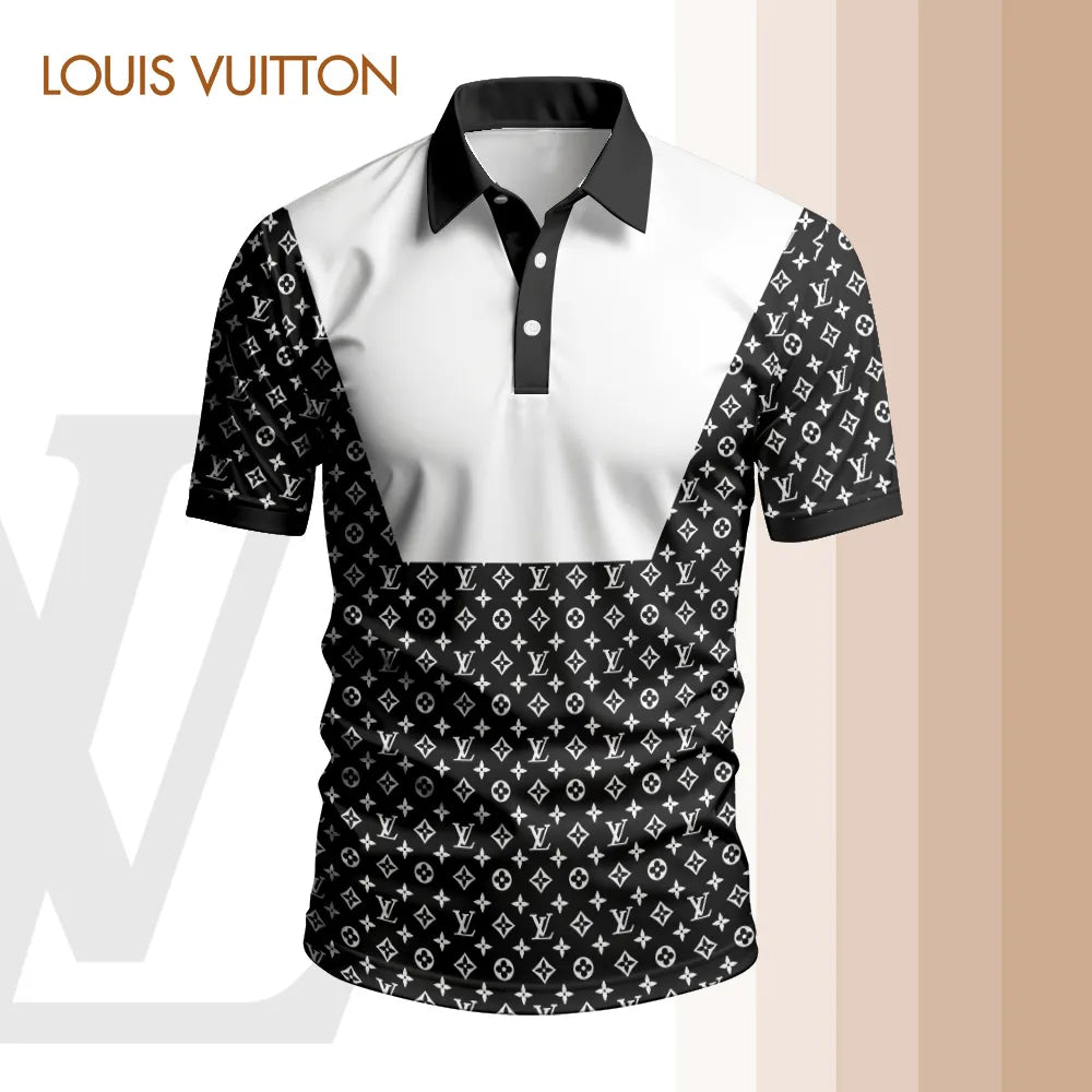 High Quality Printed Men's Polo-shirt-lx-pllv2025087