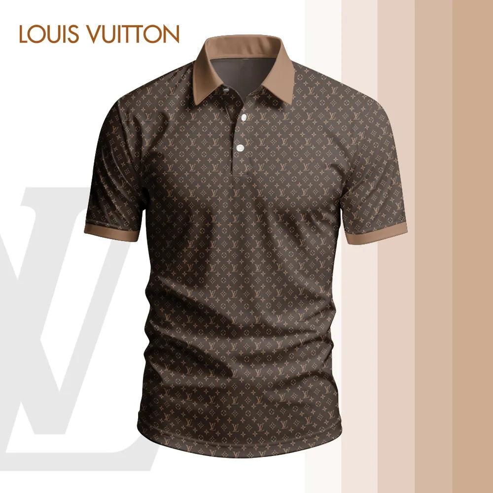 High Quality Printed Men's Polo-shirt-lx-pllv2025089